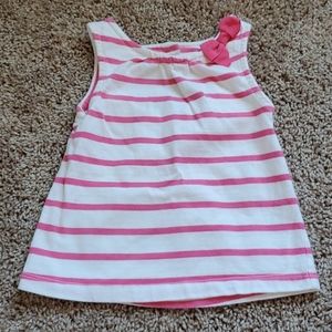 Pink stripe  tank top